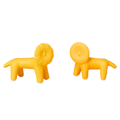 逅里「镇守吉狮」顺风顺水小狮子 对门神兽玄关镇宅摆件乔迁礼物