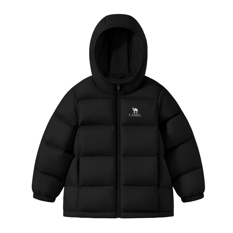 骆驼儿童羽绒服短款休闲女童外套