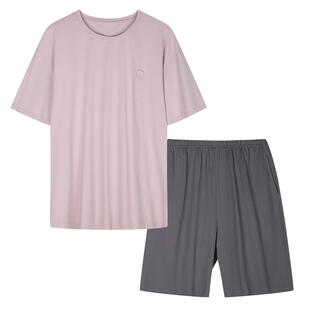 睡衣男士夏季纯棉短袖短裤薄款夏天男款休闲夏款半袖高级感家居服