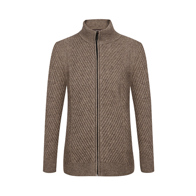 牦牛绒开衫JODOLL半高领