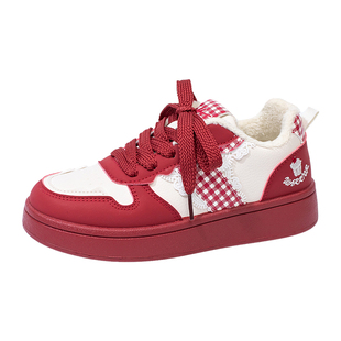 回力官方旗舰店女鞋本命年红色鞋子2026新款春季加绒运动板鞋女款