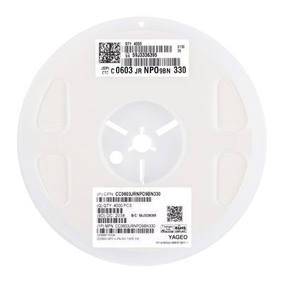 原装0603贴片电容33pF±5%