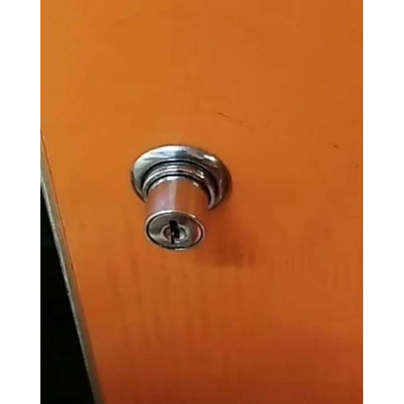 禁锁衣柜锁扣弹簧按锁锁芯推拉门纱窗柜门阳台铝合金家具插销