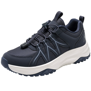 足力健老人鞋2026年春季新品中老年缓震护膝健步鞋软底防滑散步鞋