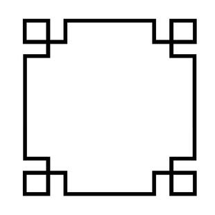 中国风天花板吊顶装饰条自粘立体亚克力镜面美缝贴对角美化装饰贴