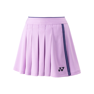 YONEX尤尼克斯yy中国羽毛球队大赛服女款运动短裙速干修腰身26158