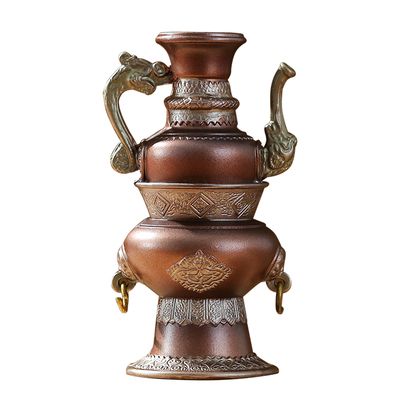 西藏特色.红铜茶炉茶壶冰箱贴