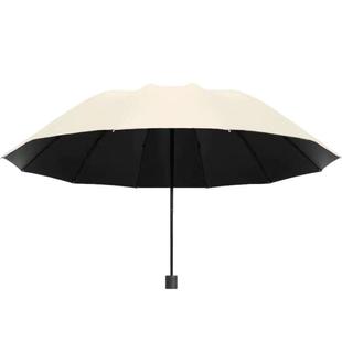 十二骨抗风暴雨伞折叠男女商务三人双人睛雨两用加大伞三折太阳伞