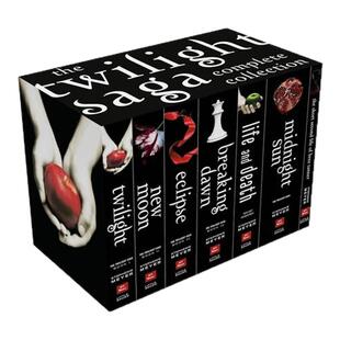 【预售】暮光之城传奇完整合集英文青少年读物进口原版外版书盒装3-6周岁The Twilight Saga Complete CollectionSTEPHENIE MEYE