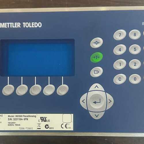 METTLER TOLEDO PANEL ANALOG - IND560 /  S/N3231184-6FN