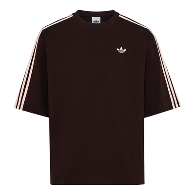 Adidas/阿迪达斯正品三叶草男士日常运动针织复古短袖T恤KG6333