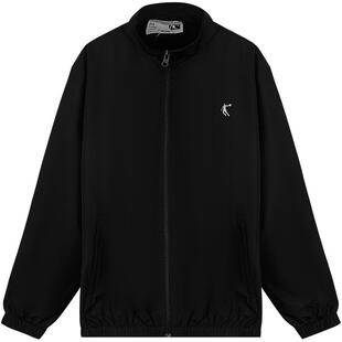 乔丹外套男装春季新款梭织开衫立领运动风衣男士官方正品休闲夹克