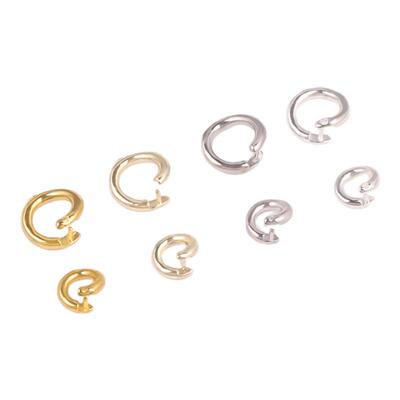 包14k金开口圈手链连接扣头配件