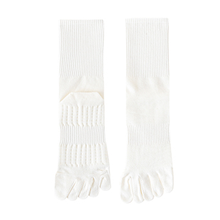 五指袜纯棉男士秋冬季中筒袜吸汗防臭分脚趾男袜冬天袜子男长筒袜