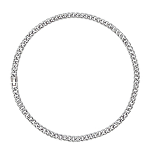 不掉色古巴链项链男潮嘻哈hiphop女男生锁骨链潮牌百搭钛钢链子