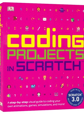 Coding Projects in Scratch DK儿童Scratch编程项目 百科科普读物 英文原版进口图书