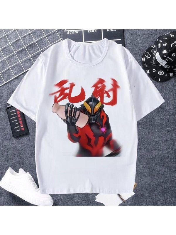 权威贝利亚奥特曼短袖T恤A夏季忘本青少年儿童中学生搞笑衣服