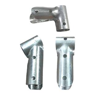 包邮温室大棚热镀锌加厚直鸭嘴斜鸭嘴T型卡门包角三通门滑轮