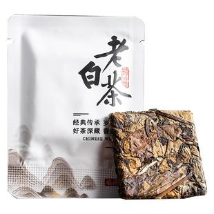 10小包2016年福鼎老白茶茶叶枣香寿眉小方片厂家直销陈年岁月留香