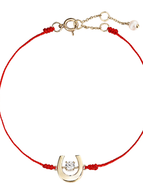 Annaya马到功成9K金手链