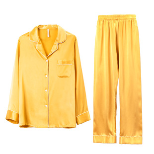 2026春秋新款19姆米重磅真丝睡衣女士高级感夏季100%桑蚕丝家居服