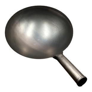 友升记 厚底薄边熟铁无涂层 铁柄单柄纯铁锅圆底传统中华炒锅