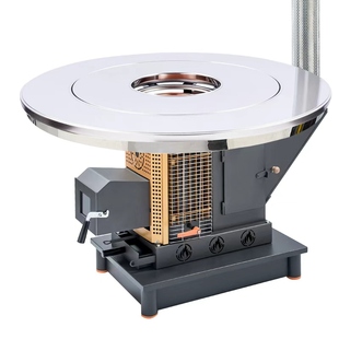 2025农村新型柴火气化炉家用柴煤两用取暖炉不锈钢烤火炉柴火炉子