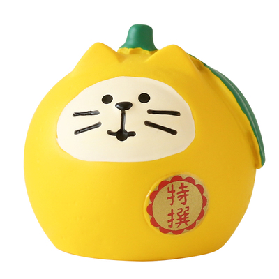 柚子猫咪日式和风创意树脂