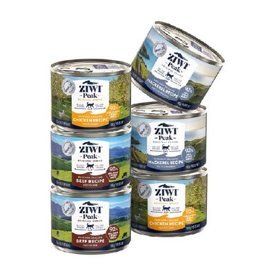 Ziwi新西兰多口味湿粮猫主粮185g×6罐