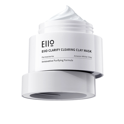 【38立即抢购】eiio清洁泥膜去黑头清洁收缩毛孔官方白泥涂抹面膜