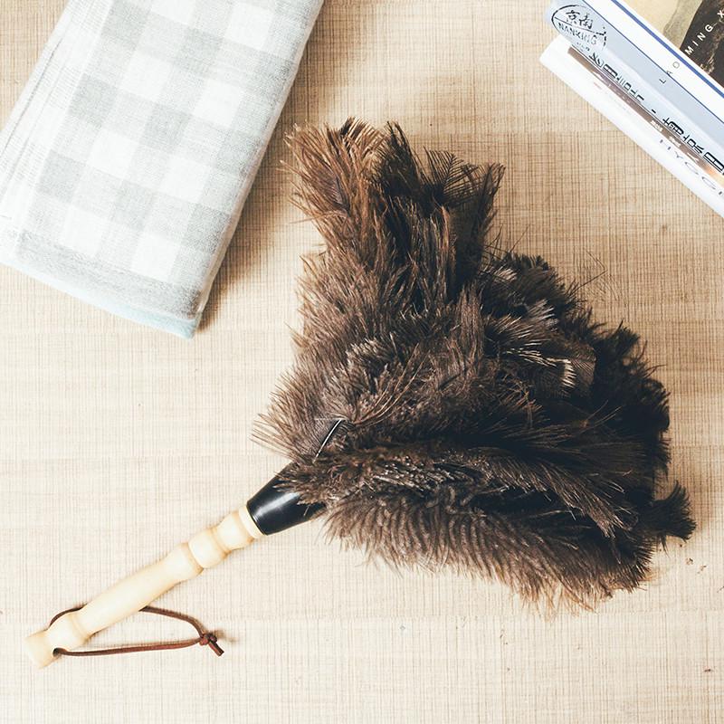 48号杂货铺鸡毛掸子家用不掉毛打扫灰除尘神器车用日式鸵鸟毛掸子