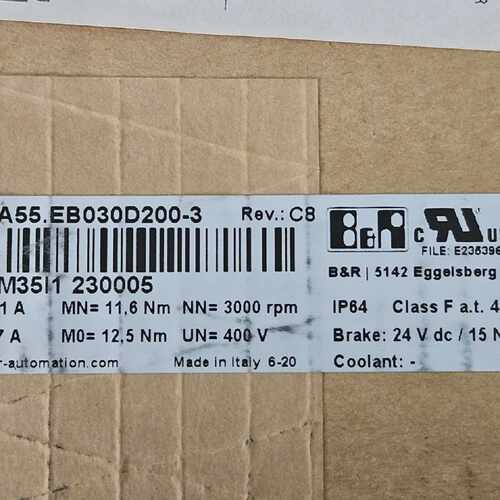 B&R 8LSA55.EB030D200-3 NEW