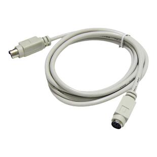 海天牛PS/2延长线鼠标键盘延长线圆头6针MD6芯加长线PS2公对母线