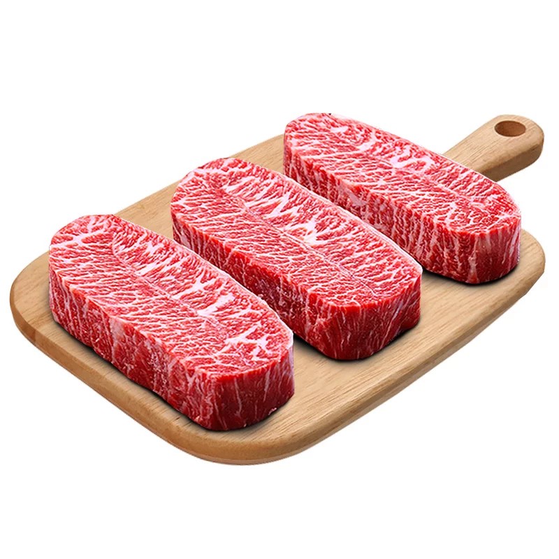 澳洲原切M2-3安格斯烧肉条厚切牛肉条雪花肥牛片牛排烧烤烤肉食材