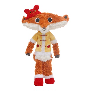 ZHUOQU捉趣新年德瓦狐狸好兄弟毛绒玩具生日礼物公仔玩偶抱枕圣诞