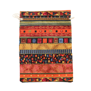 棉麻文玩收束袋子文艺吊坠手工手链手串配珠diy饰品配件编织材料