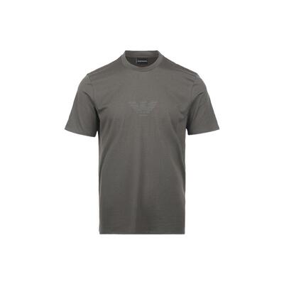 【自营】EMPORIO ARMANI/阿玛尼男士老鹰图案刺绣薄款纯棉短袖T恤