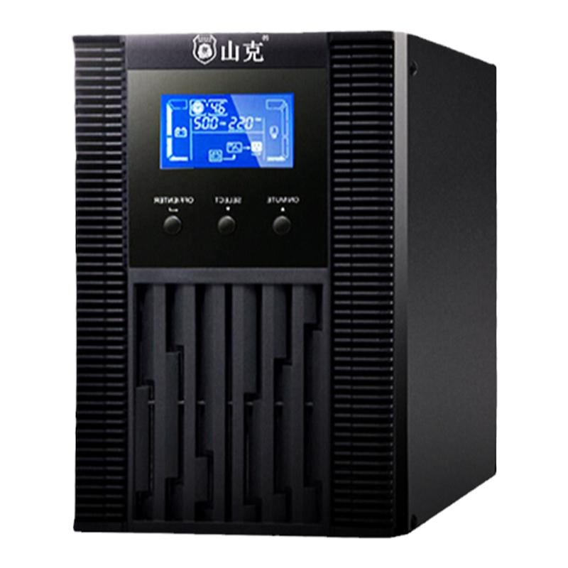 山克在线式ups220v不间断电源1KVA/800W机房服务器SC1KS 2H套餐