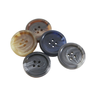 树脂黑色纽扣扣子毛呢大衣风衣扣西装西裤大衣扣纽扣百搭精致扣子