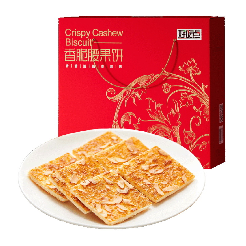 好吃点多重香脆饼干自然果木香