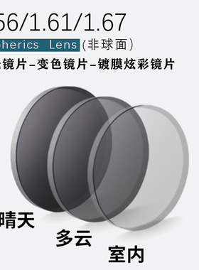 高档可配近视墨镜镜片定制太阳镜眼镜片钓鱼变色驾驶镜开车专用偏