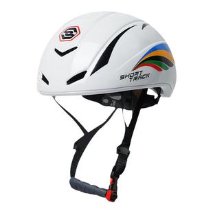 滑启专业STB短道速滑头盔选手防护短道头盔速滑大道冰刀滑冰帽