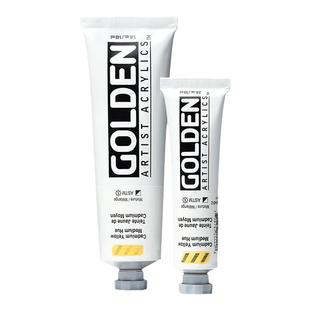 美国GOLDEN Acrylic高登丙烯颜料HB厚重型亚克力颜色艺术家级59ml