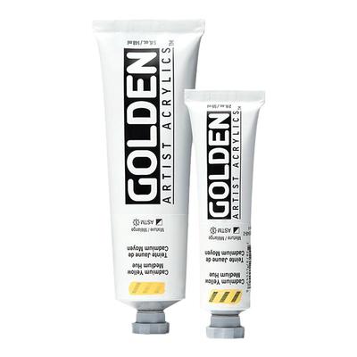 美国GOLDEN Acrylic高登丙烯颜料HB厚重型亚克力颜色艺术家级59ml