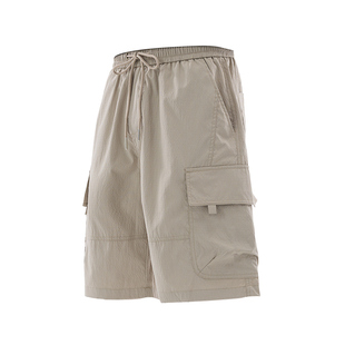 班尼路SK冰丝短裤男夏季薄款新款速干宽松运动休闲工装五分裤子YS