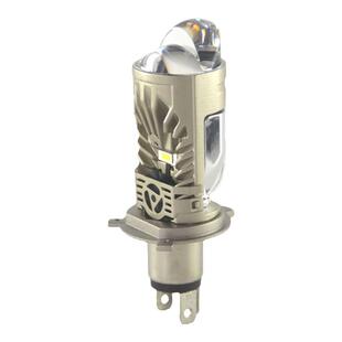 H4LED大灯三光矩阵透镜聚光远近一体灯泡改装汽车摩托车货车通用