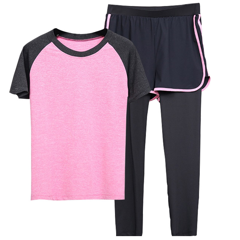 时尚防晒速干衣运动服套装春夏女
