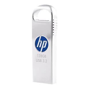 惠普正品HP加密u盘电脑64g金属礼盒定制高速u盘128g大容量优盘