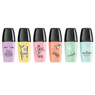 stabilo思笔乐荧光笔 德国进口 学生专用 背题 隐形标记笔彩色记号笔 学习考研背书神器小清新淡彩护眼标记笔