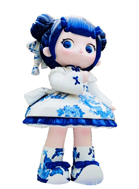 玻璃钢吉祥物雕塑定制摆件